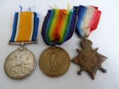 A Great War Trio incl Great War, Victory and 1914 / 18 Star to Pte M2-018905 W J Rogers ASC.