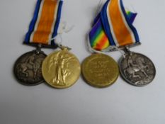 A Great War and Victory Medal to Pte 5040 J H Gibson R HIghlanders and Sgt 187645 A S Dowling RE.