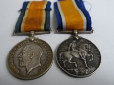 Two 1914 Great War Medals to Pte 1866 S J Sayers Kent Cyc Bn and Pte 63780 M Coxon N Cyc Bn.