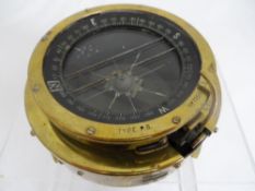 P8 Type aircraft compass as found in fighters including the Spitfire.
