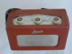 Vintage Radio, Roberts R200 Portable Transistor Receiver with original manual and original canvas