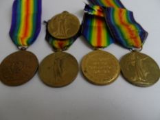 Five Victory Medals to Pte 7374 J P Dixon L`Pool R, Pte 70166 A J White Devon R, Pte 18715 C S