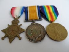 A Great War Trio incl. Great War medal, 1914 / 18 Star and Victory medal to Dvr T146 G Moore ASC MIC