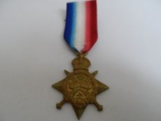 A 1914 / 15 Star to Pte SE8527 L Goodman AVC.