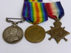 George IV Silver Medal for Meritorious Service to 12266 Sgt R. Underwood together with 1914/15