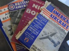 Collection of world war one military magazines relating to aircraft and other related books.