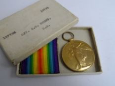 A Victory Medal to Sgt 137705 A G Robey RE.