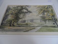 Dennis Handers - six miscellaneous prints depicting Sandhurst Military Academy signed in pencil