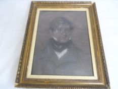 Henry Smith dated 1837 - pastel depicting a young man, framed and glazed, approx. 22 x 29 cms.