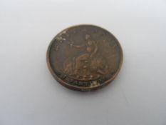 George III Farthing dated 1799, very fine.