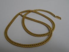 9ct gold fancy link neck chain, approx. 48 cms. long, 20.6 gms.