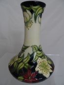 Moorcroft vase Clematis design impressed WM to the base, N Sidney.