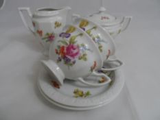 Rosenthal Classic Rose Dinner Service part dinner service comprising twelve tea cups and saucers,