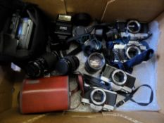 Miscellaneous Cameras including a Minolta XG/1, XG2, XG/M, X/300 together with a collection of