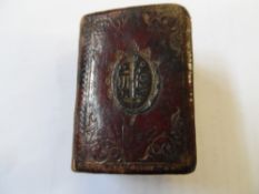A miniature leather bound bible printed for E Newbery corner of St. Pauls churchyard 1780 together