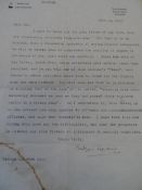 Rudyard Kipling - a signed letter dated 15th May 1918 to George Banton Esq. on headed notepaper