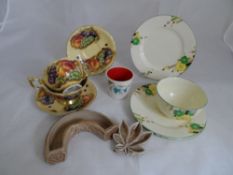 Small Selection of decorative porcelain including Aynsley, George Jones and Wade together with a