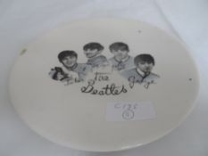 A Washington Pottery Ltd porcelain plate Beatles breakfast plate