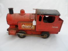 A Metal Triang Model Train; a Triang Puff-Puff 73000, approx. 43 cms long