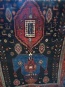 A Kurdish Woollen Kordi Tribal Rug; approx. 225 x 120 cms. No 309