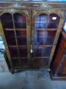 An Edwardian Chinoiserie Style Display Cabinet; approx. 72 x 29 x 124 cms.
