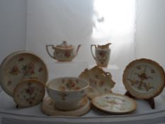 A collection of misc. Crown Devon Fielding Ware incl. teapot and stand, lidded water jug, two