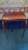 A Square Mahogany Occasional Table