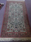 An Abidjan Ltd. middle eastern style rug approx. approx. 133 x 200 cms together with another