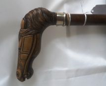 A Walking Stick from Crete having a finely carved horse`s head