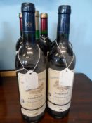 Seven Bottles of Bordeaux including three Chateau Ribeyrolles 2003 x 2 and 2005, two Chateau