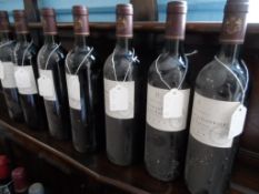 Seven Bottles Bordeaux Les Hauts De La Gaffeliere St Emilion 2003.