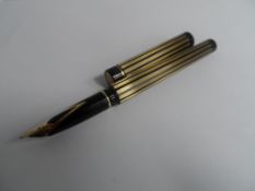 Two vintage fountain pens Shaeffer with 14 K nib and Parker Challenger