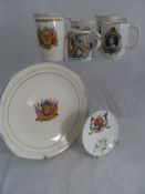 Misc. Commemorative Ware incl. Coronation of Edward VII designed by Dame Laura Knight 1937, George