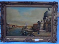 Norman Henry Rima RRSM NF an original oil on board depicting Venetian scenes the companion