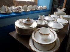 Royal Doulton Dinner Service `Harlow`, a part dinner service comprising twenty dinner plates, twelve