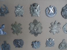 Collection of Fifteen Scottish and Canadian Regimental Badges including Glenbarry, Black Watch,