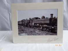 EIGHT MOUNTED BLACK AND WHITE RAILWAY RELATED PHOTOGRAPHS " THE END OF STEAM " BRIDGEND, SOUTH