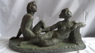 A LIMITED EDITION KARIN JONZEN SCULPTURE NR 89/250 COMPLETE WITH ORIGINAL CERTIFICATE