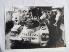 A COLLECTION OF TWENTY SIGNED BLACK AND WHITE MOTOR SPORT PHOTOGRAPHS, BY PHOTOGRAPHER MAURICE