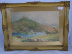 J. Grant Watercolour depicting Ballynahinch Castle, framed and glazed, signed Jerry Grant, approx.