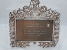 Regimental Picture Frame. The picture frame carries the Insignia of the 33rd Regiment Duke of