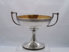 Maltese Solid Silver Chalice. The chalice inscribed ‘Billiard Tournament Soldiers Club 1896, won