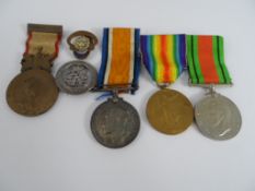 War Medals A 1914-1918 Great War Medal to 37310 Pte G.W.Grainger Wiltshire Regiment together with