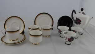 A Misc. Collection of Porcelain. The collection includes a part Paragon Clarence tea set