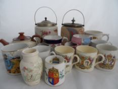 Miscellaneous Porcelain including George V and Queen Mary, George VI and Queen Elizabeth, together