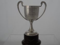 A Silver Trophy. The solid silver trophy engraved “Eisteddfod Genedlalthol 1937 ". Birmingham