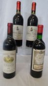 FOUR BOTTLES OF MARGAUX INCLUDING CHATEAU SIRAN GRAND CRU EXCEPTIONNEL 1978 AND A CHATEAU RAWZAB