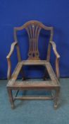 THREE ANTIQUE CHIPPENDALE STYLE MAHOGANY DINING CHAIRS