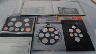 A COLLECTION OF MISC. GB ROYAL MINT PROOF SETS INCL. 1998, 2009 ( X 2 ) 2007, ROYAL SHIELD OF