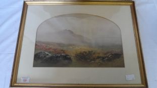 WILLIAM HENRY DYER (BRITISH) SCOTTISH PASTORAL SCENE. 41 X 27, FRAMED AND GLAZED, SIGNED BOTTOM